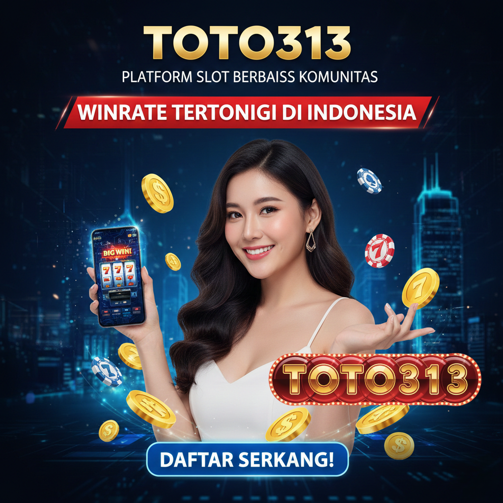 TOTO313: Platform Slot Berbasis Komunitas dengan Winrate Tertinggi di Indonesia